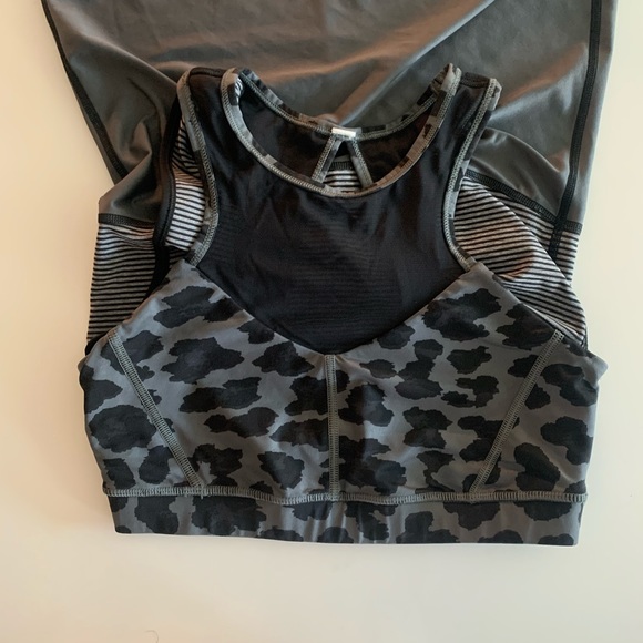 Lululemon pop strip echerry cheetah meshed up tank - Picture 7 of 10